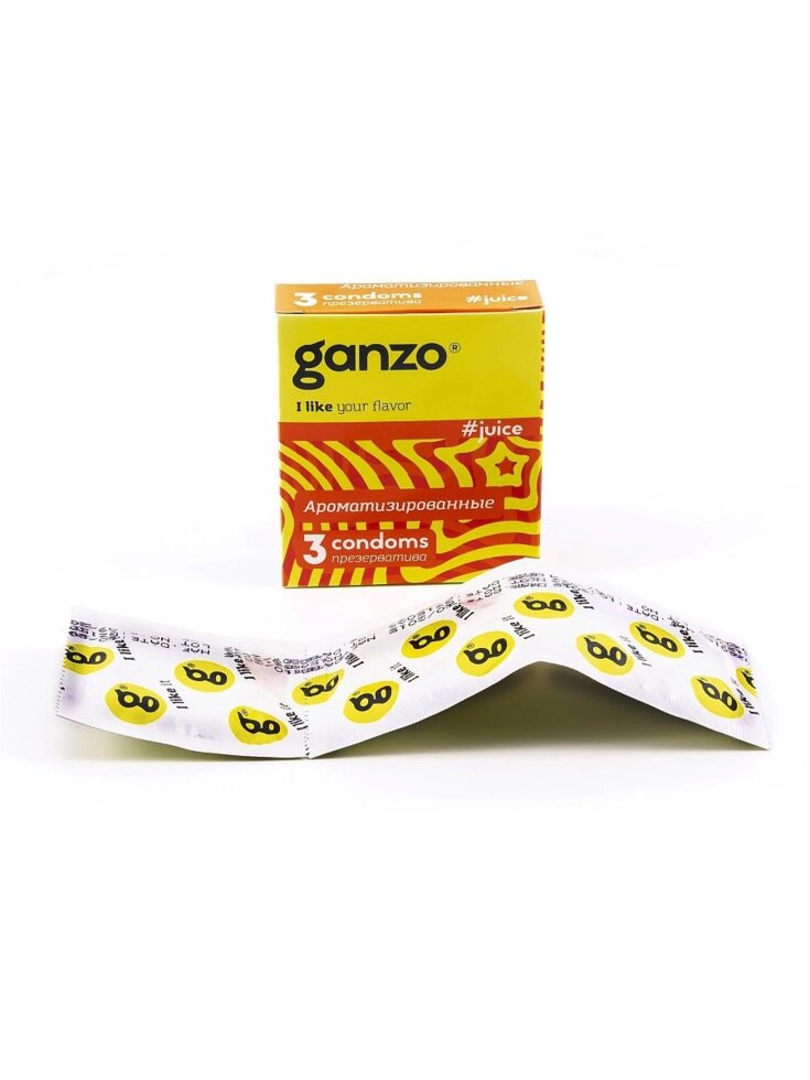 Презервативы GANZO Juice №3 от компании Секс шоп "More Amore" - фото 1