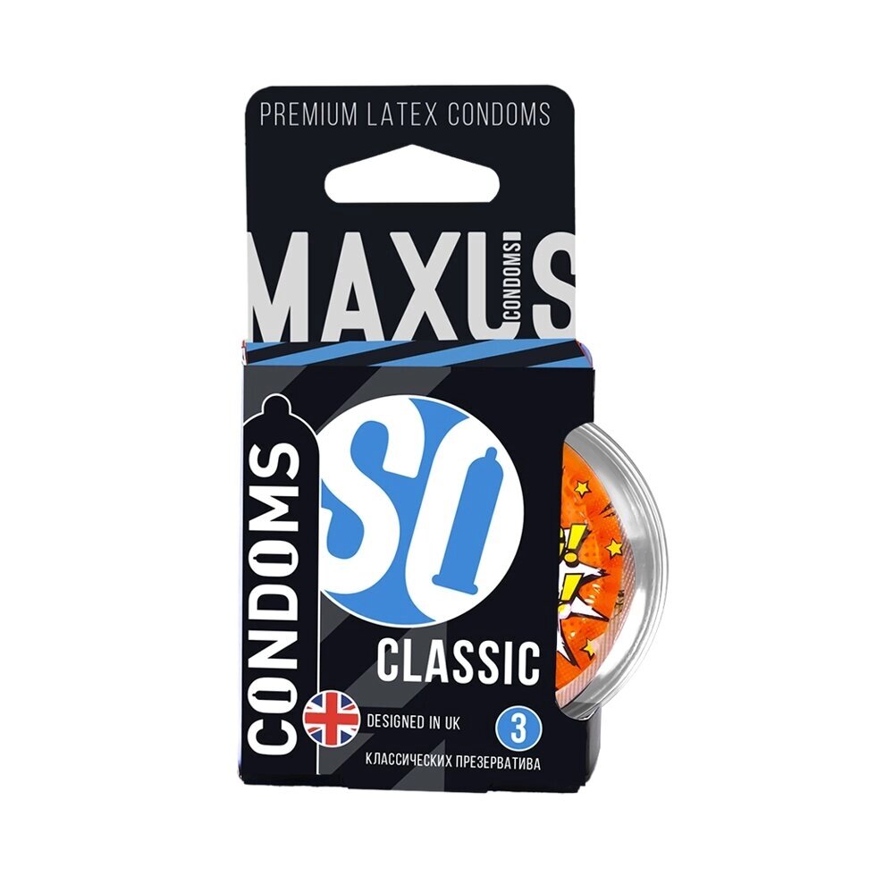 Презервативы классические MAXUS AIR Classic №3 от компании Секс шоп "More Amore" - фото 1