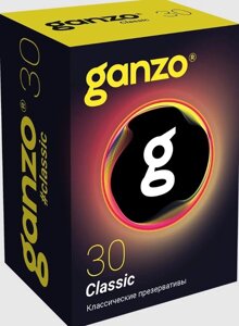 Презервативы классические Ganzo Classic (Black Edition) 30 шт.