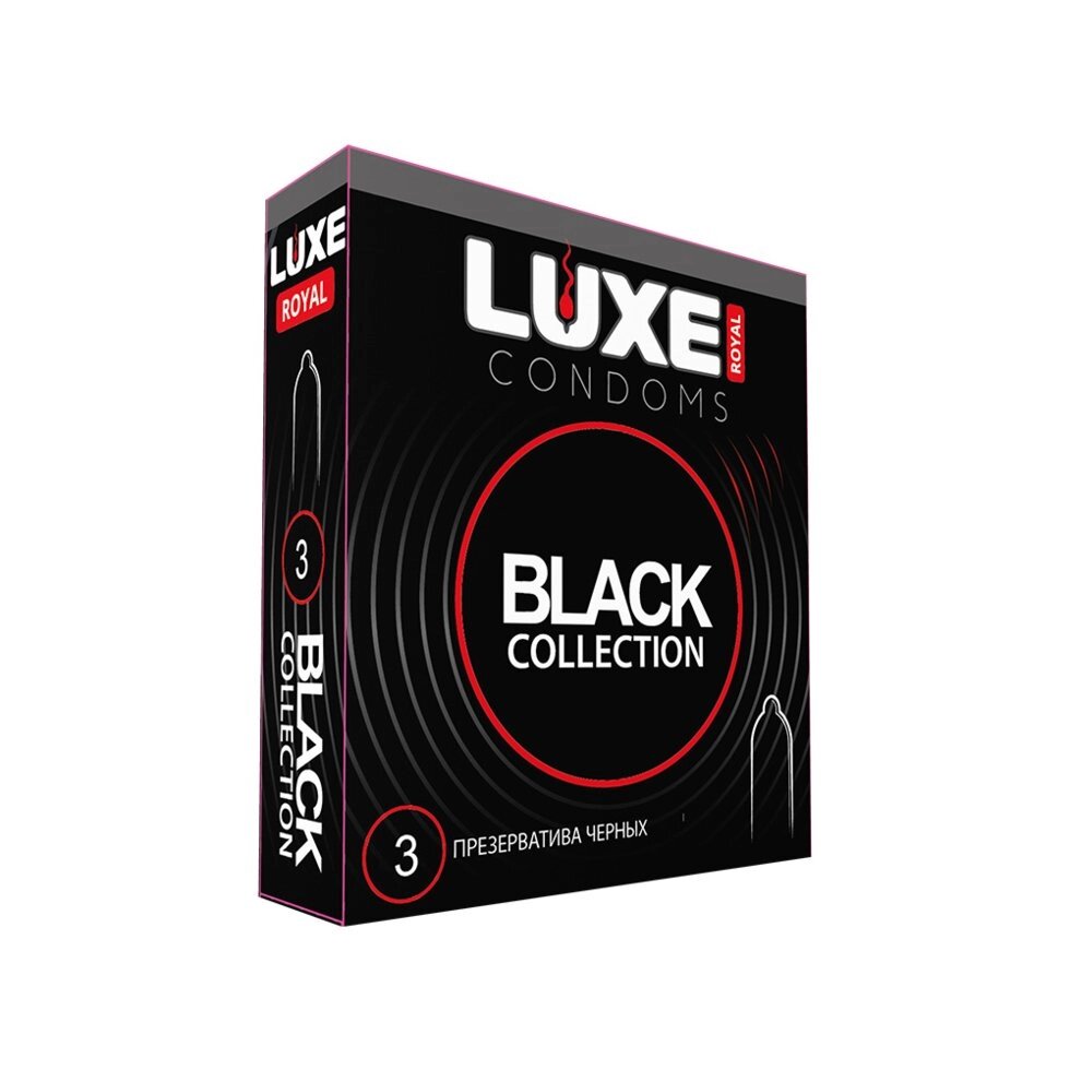 Презервативы LUXE ROYAL BLACK COLLECTION (3 шт.) от компании Секс шоп "More Amore" - фото 1