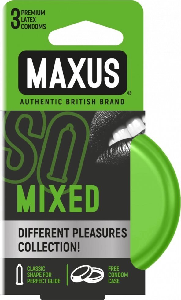 Презервативы "MAXUS" MIXED №3 (набор) в железном кейсе от компании Секс шоп "More Amore" - фото 1