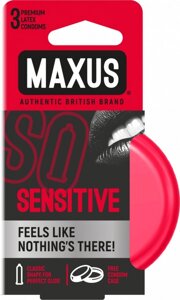 Презервативы "MAXUS" SENSITIVE №3 (ультратонкие) в железном кейсе