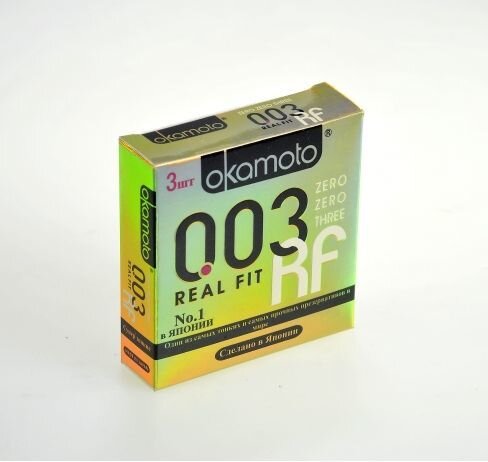 Презервативы OKAMOTO Real Fit 3шт ##от компании## Секс шоп "More Amore" - ##фото## 1