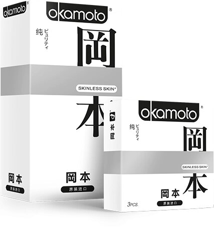 ПРЕЗЕРВАТИВЫ "OKAMOTO SKINLESS SKIN" PURITY №10 (сверх-тонкие, сверх-чувствительные) от компании Секс шоп "More Amore" - фото 1