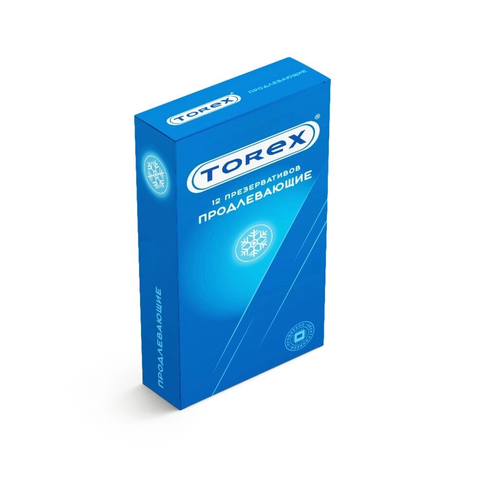 Презервативы продлевающие, гладкие - TOREX 12 шт. от компании Секс шоп "More Amore" - фото 1