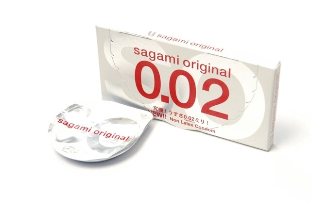 Презервативы Sagami 0.02 (1шт) от компании Секс шоп "More Amore" - фото 1
