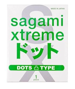 Презервативы SAGAMI Xtreme Type-E 1 шт. (точечные)