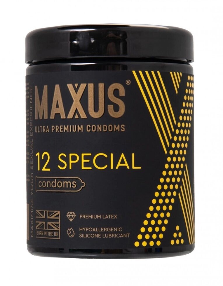 Презервативы текстурированные, точечно-ребристые X-Edition MAXUS Special, 12 шт. от компании Секс шоп "More Amore" - фото 1