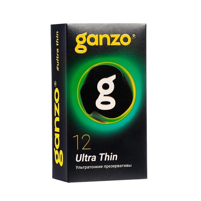 Презервативы ультратонкие Ganzo Ultra thin, 12шт. от компании Секс шоп "More Amore" - фото 1