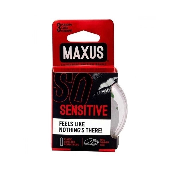 Презервативы ультратонкие MAXUS AIR Sensitive №3 от компании Секс шоп "More Amore" - фото 1