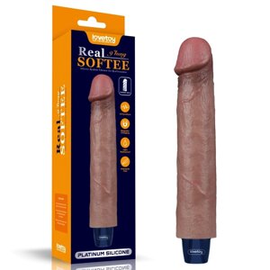 Реалистичный вибратор REAL SOFTEE (22,8*4 см.)