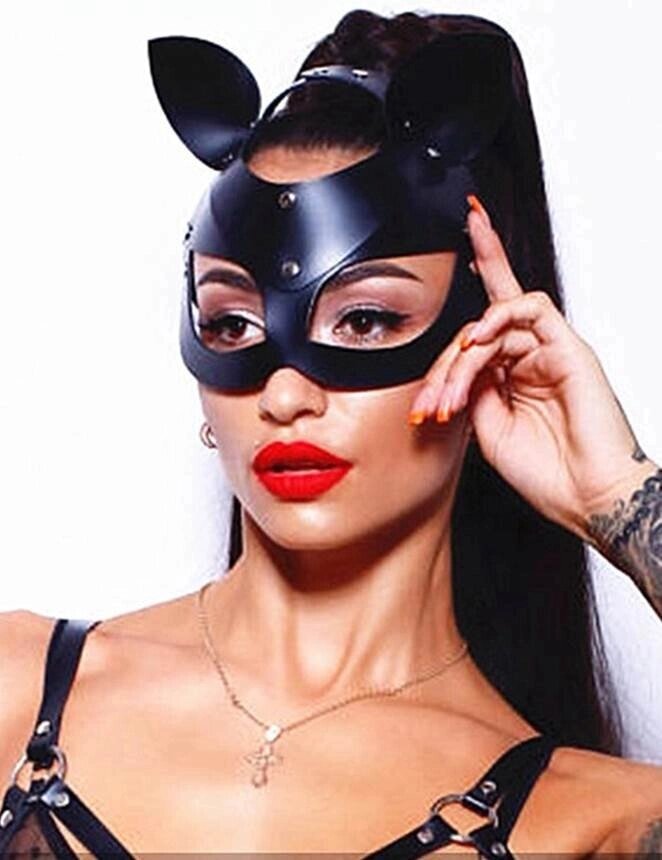 Сексуальная маска "Женщина кошка" от компании Секс шоп "More Amore" - фото 1