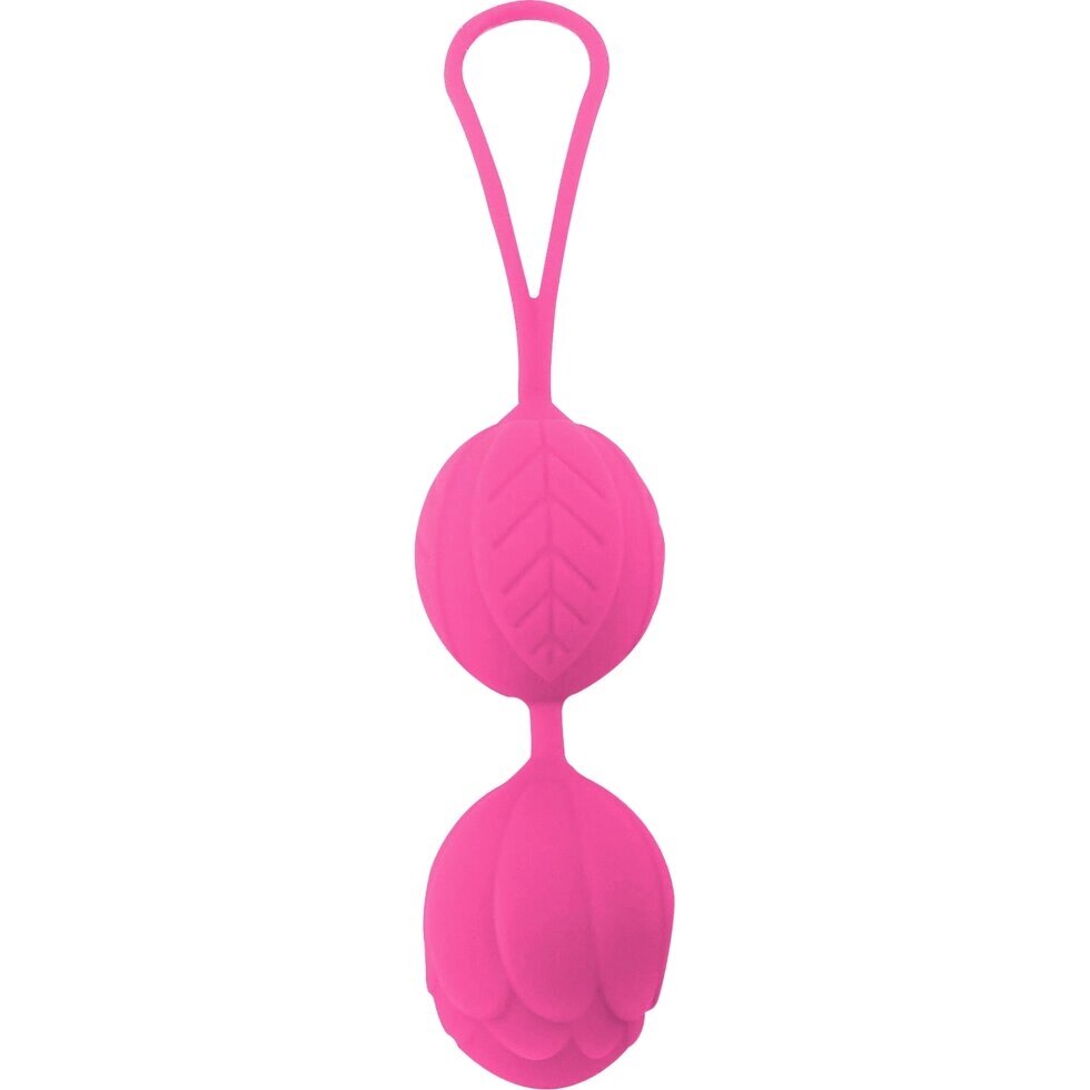 Силиконовые вагинальные шарики розовые Lealso (15,5*3,6) от компании Секс шоп "More Amore" - фото 1