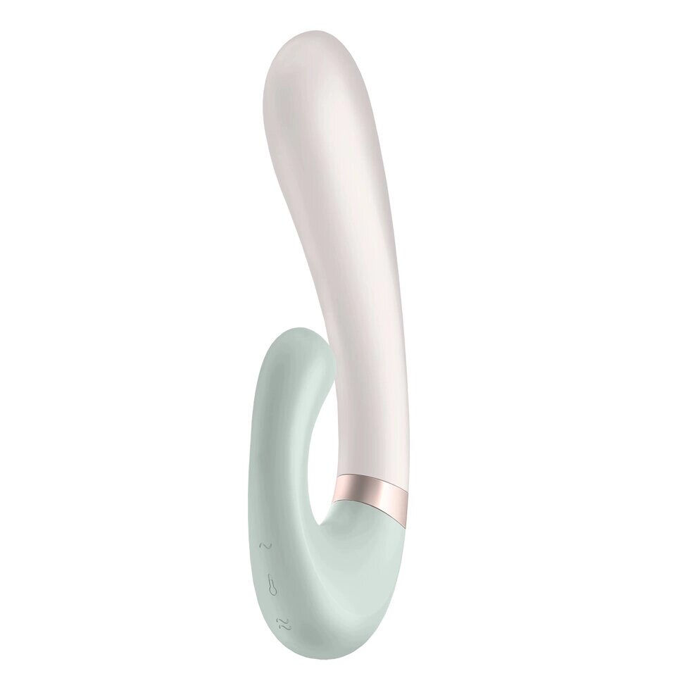 Смарт вибратор кролик с подогревом Satisfyer Heat Wave Connect App мятный от компании Секс шоп "More Amore" - фото 1