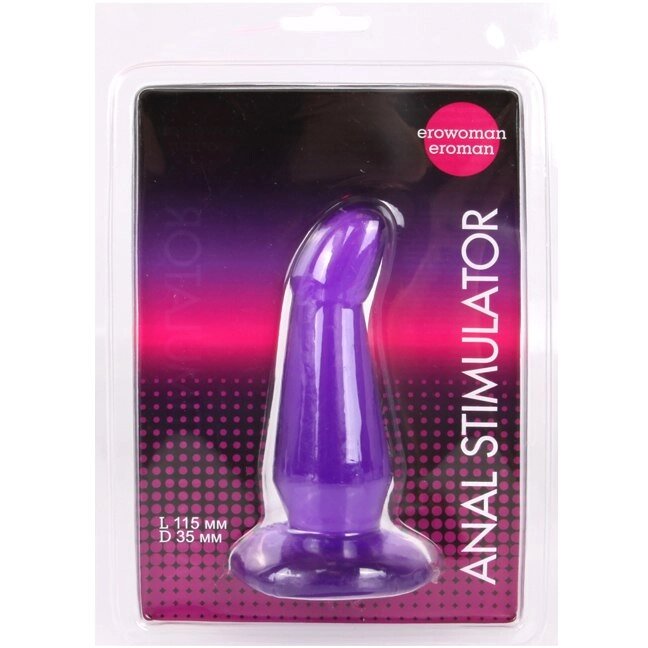 Стимулятор анальный ANAL STIMULATOR (втулка) фиолетовый от компании Секс шоп "More Amore" - фото 1