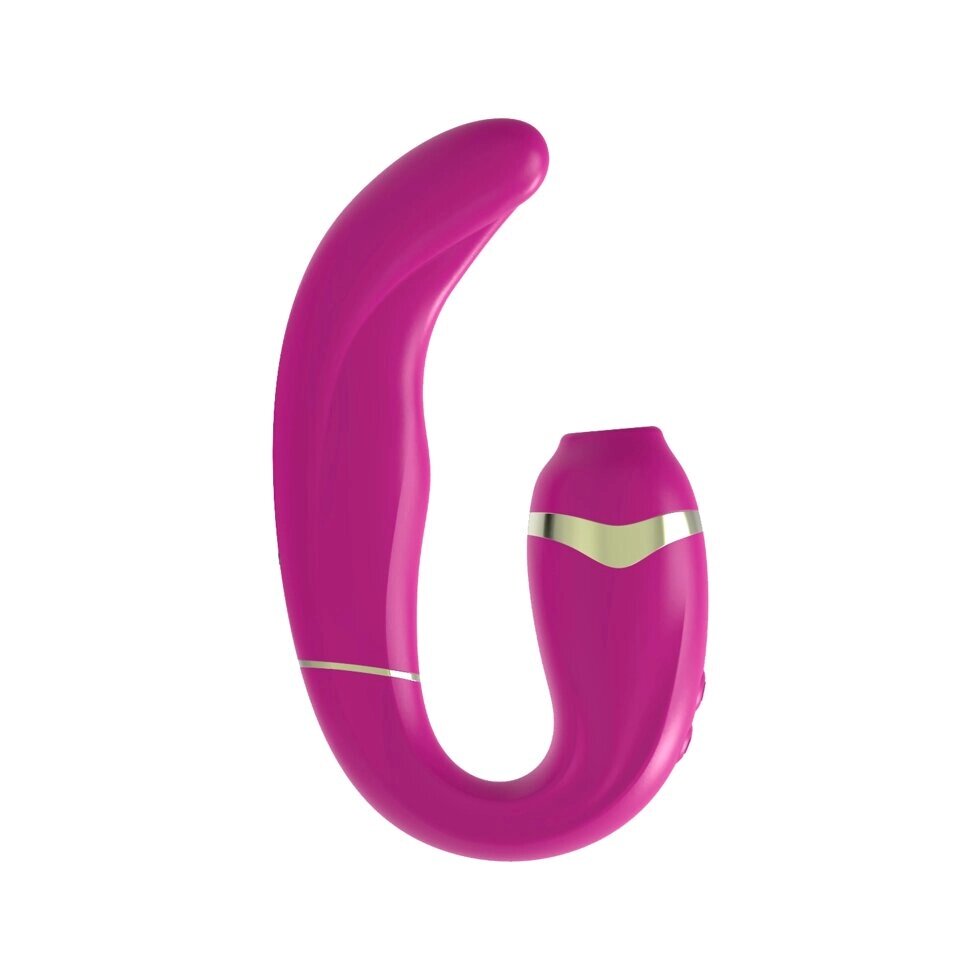 Стимулятор клитора и точки G  My G розовый от Adrien Lastic от компании Секс шоп "More Amore" - фото 1