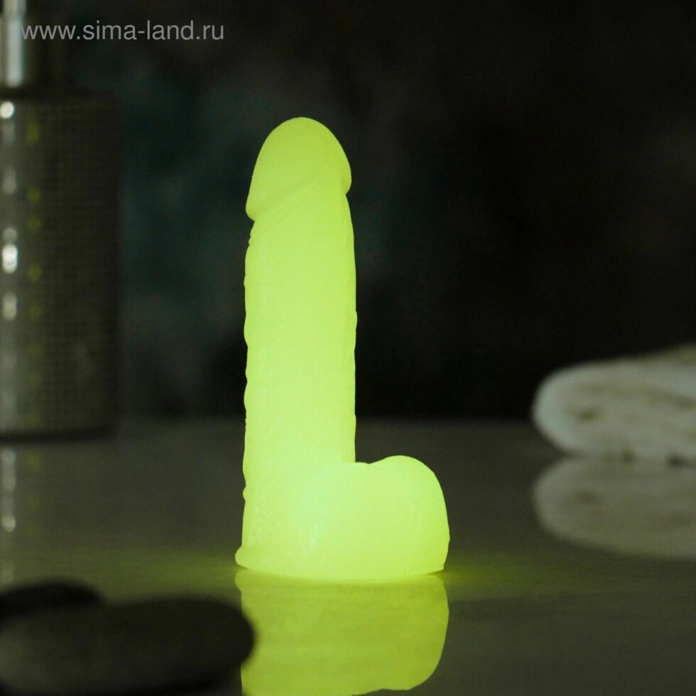 Светящееся мыло "Фаворит" жёлтое свечение, 120гр/12см от компании Секс шоп "More Amore" - фото 1