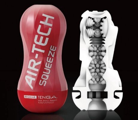 TENGA Air-Tech Squeeze Многоразовый стимулятор Regular от компании Секс шоп "More Amore" - фото 1