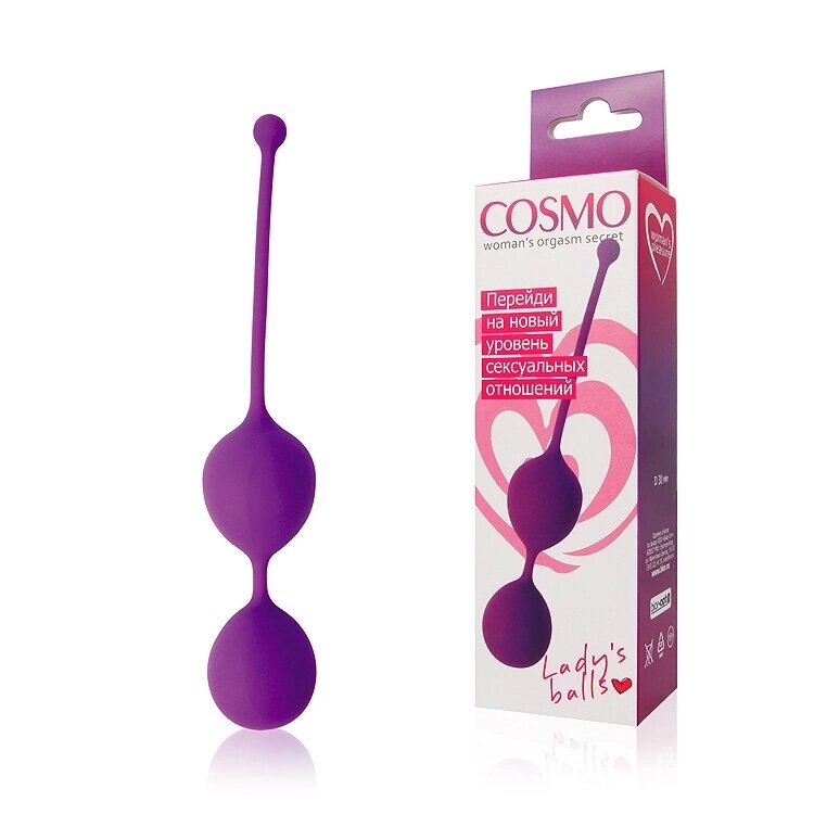 Вагинальные шарики, фиолетовые (D*30 мм.) от компании Секс шоп "More Amore" - фото 1
