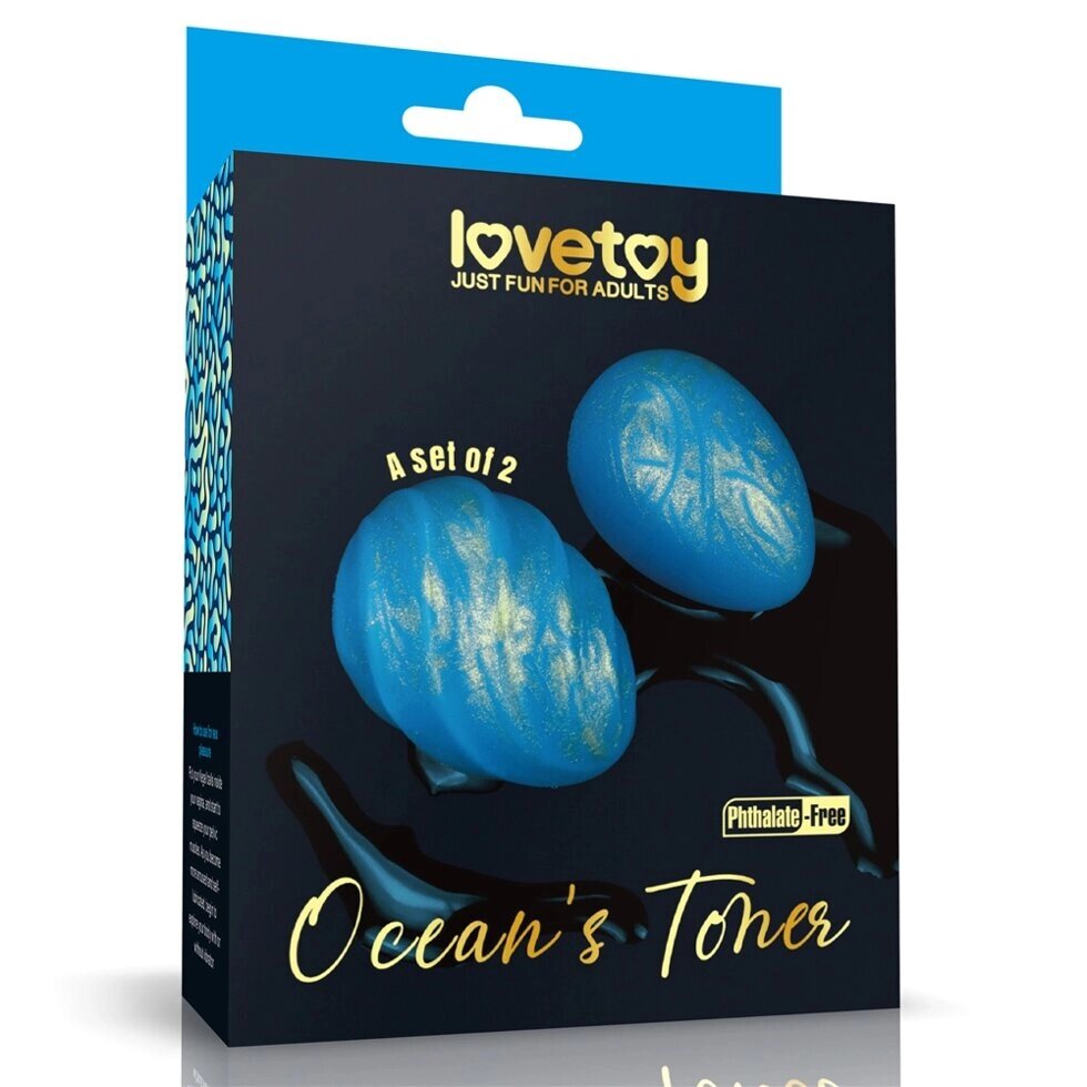 Вагинальные шарики Ocean's Toner Egg 2 от компании Секс шоп "More Amore" - фото 1
