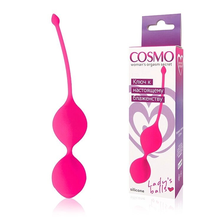 Вагинальные шарики, розовый неон (D*36 мм.) от компании Секс шоп "More Amore" - фото 1