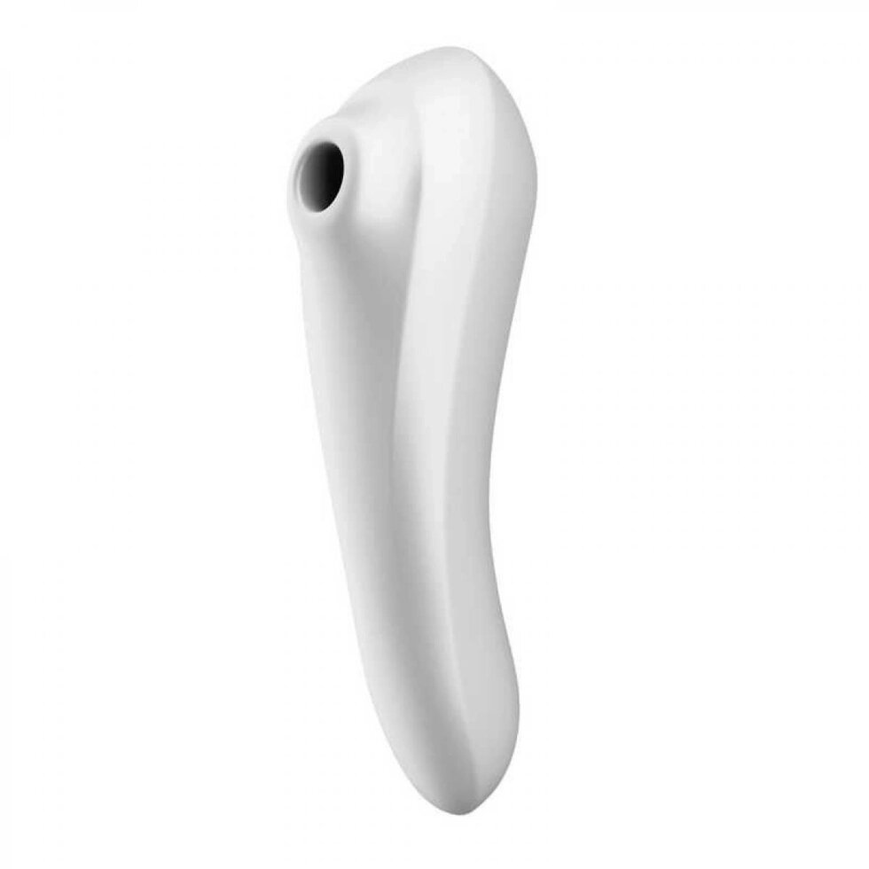 Вакуумно-волновой стимулятор клитора Satisfyer Dual Pleasure white от компании Секс шоп "More Amore" - фото 1