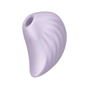 Вакуумный клиторальный стимулятор с вибрацией Pearl Diver Satisfyer сиреневый