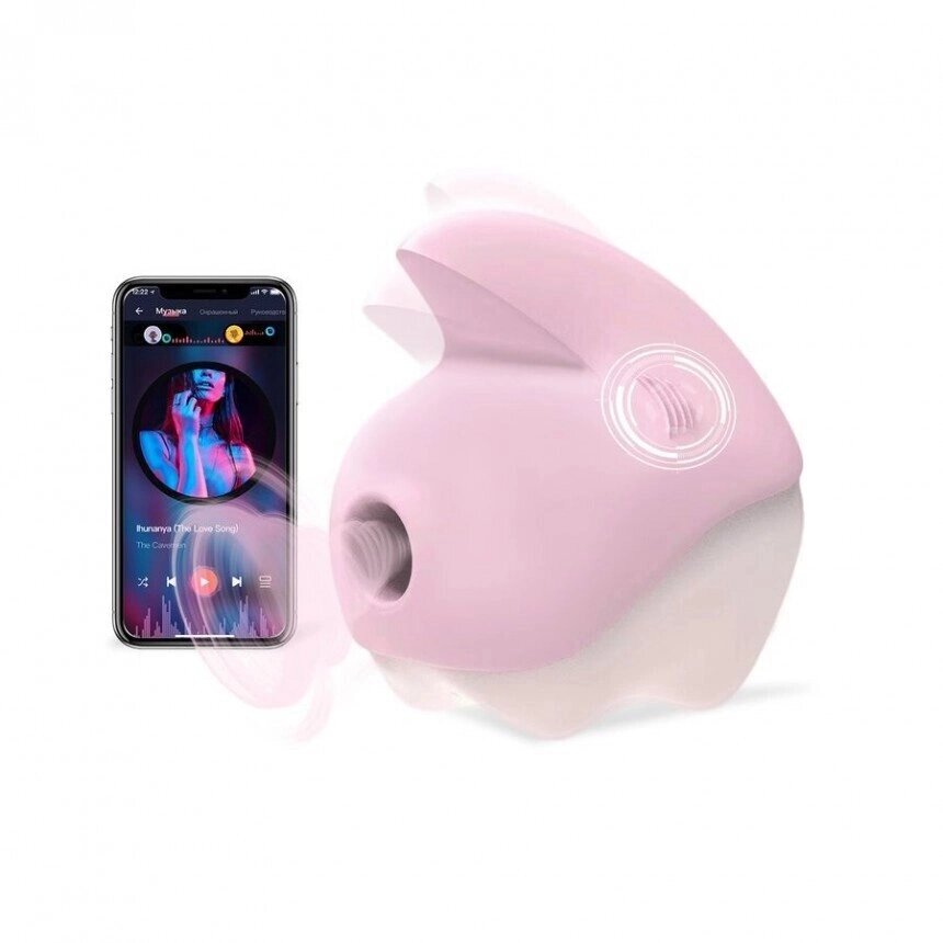 Вакуумный клиторальный стимулятор с вибрацией Unicorn от Magic Motion лиловый от компании Секс шоп "More Amore" - фото 1