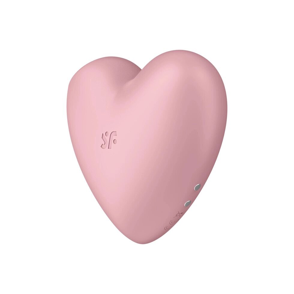 Вакуумный стимулятор Cutie Heart light Satisfyer розовый от компании Секс шоп "More Amore" - фото 1