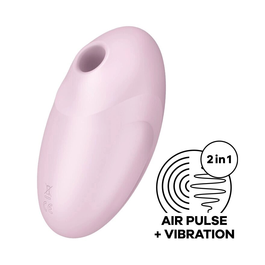 Вакуумный стимулятор клитора Satisfyer Vulva Lover 3 розовый от компании Секс шоп "More Amore" - фото 1