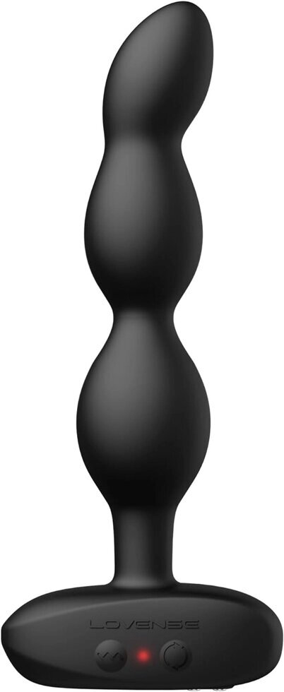 Вибрационные и вращающиеся анальные шарики с управлением на расстоянии Ridge Lovense от компании Секс шоп "More Amore" - фото 1