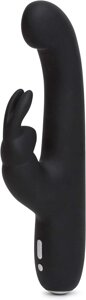 Вибратор Happy Rabbit Slimline G-Spot перезаряжаемый, черный