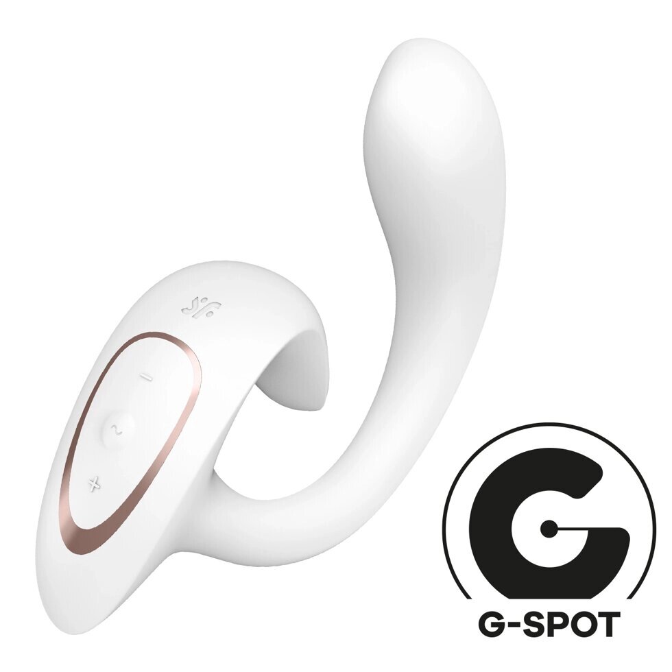 Вибратор-кролик с двойной стимуляцией G for Goddess 1 белый от Satisfyer от компании Секс шоп "More Amore" - фото 1