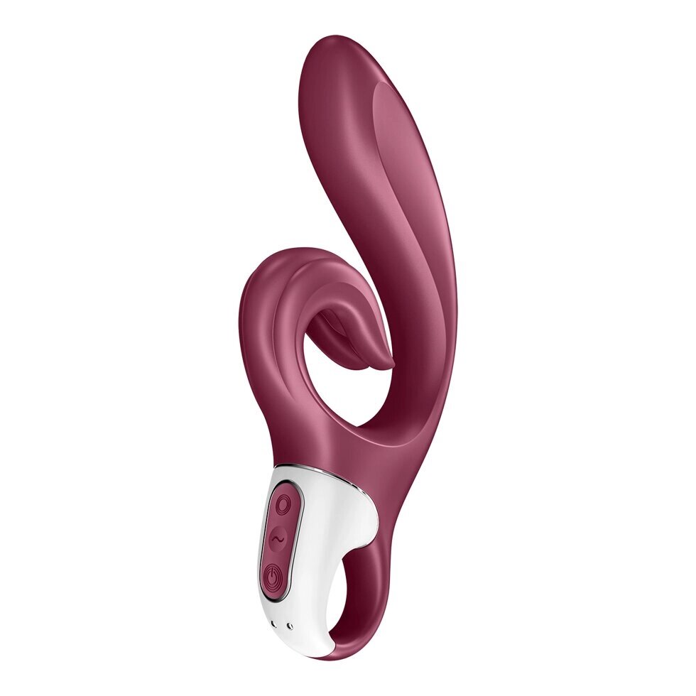 Вибратор-кролик Satisfyer Love me бордовый от компании Секс шоп "More Amore" - фото 1