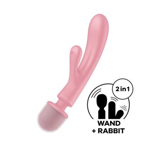 Вибратор-массажер Satisfyer Triple Lover розовый