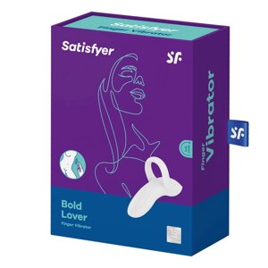 Вибратор на палец Satisfyer Bold Lover белый