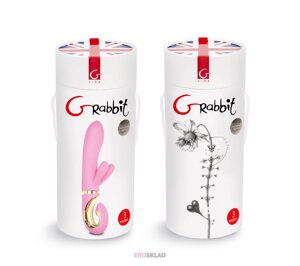 Вибратор с клиторальным отростком Gvibe – Grabbit, 18 см