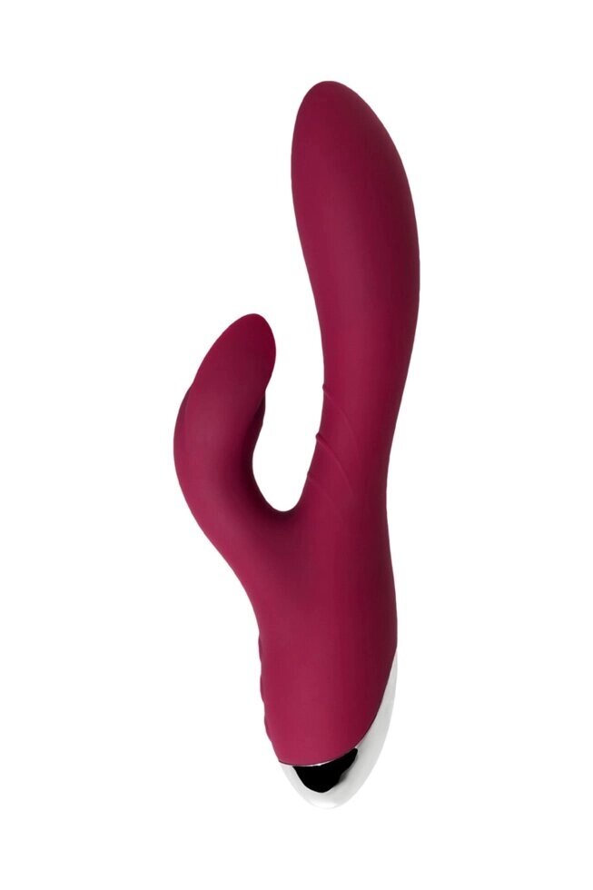 Вибратор с клиторальным стимулятором L'EROINA by TOYFA Mion бордовый, 22 см от компании Секс шоп "More Amore" - фото 1