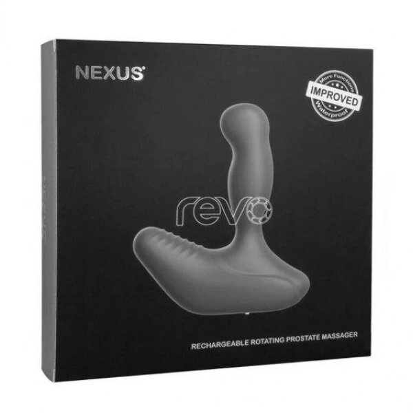 Вибромассажер простаты с вращающейся головкой обновленный*NEXUS REVO черный от компании Секс шоп "More Amore" - фото 1