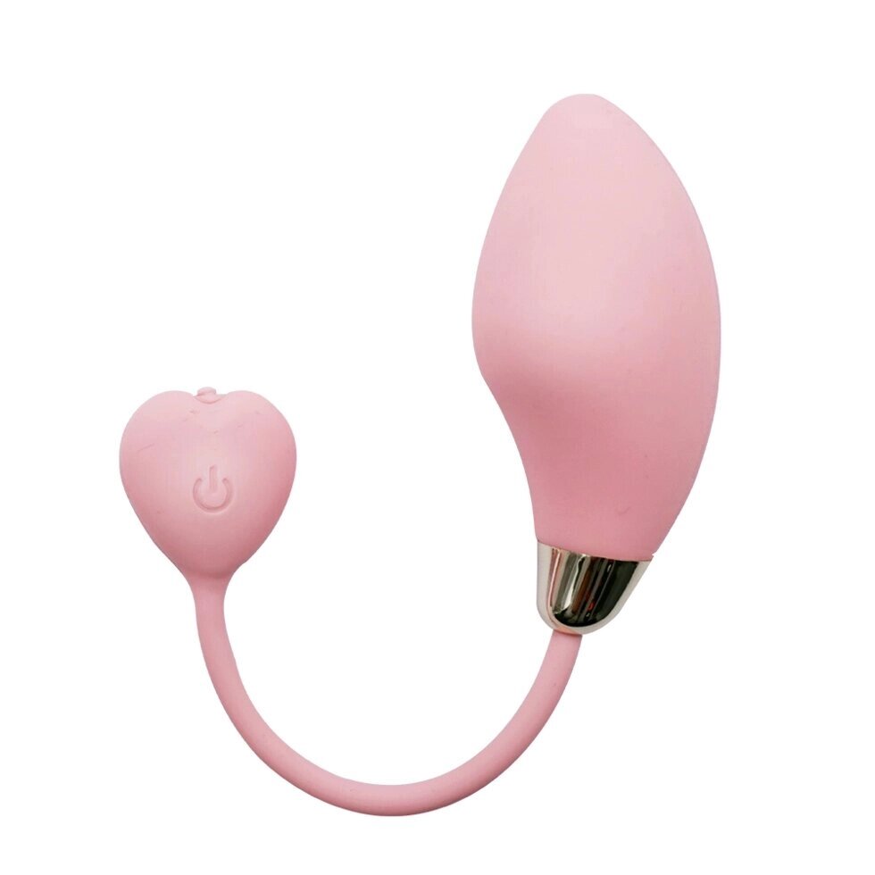 Виброяйцо Little heart pink (управлние пультом ДУ) от компании Секс шоп "More Amore" - фото 1