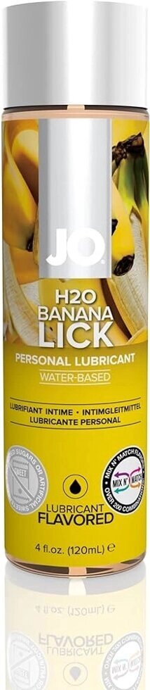Вкусовой лубрикант "Банан" / JO Flavored Banana Lick 4 oz - 120 мл. от компании Секс шоп "More Amore" - фото 1