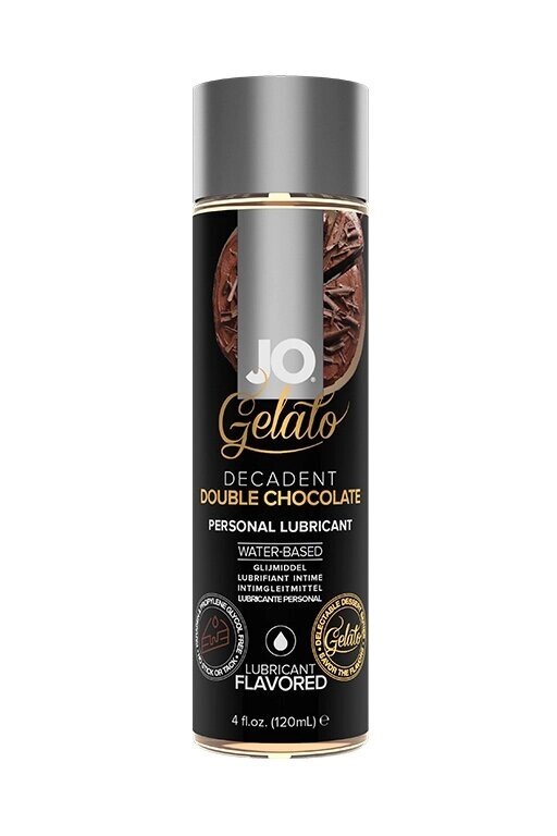 Вкусовой лубрикант Gelato Decadent Double Chocolate Изысканный двойной шоколад 120 мл. от компании Секс шоп "More Amore" - фото 1