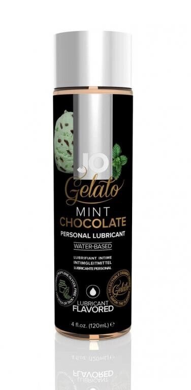 Вкусовой лубрикант "Мятный шоколад" / JO Gelato Mint Chocolate 4oz - 120 мл. от компании Секс шоп "More Amore" - фото 1