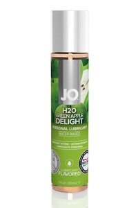 Вкусовой лубрикант "Зеленое яблоко " JO Flavored Green Apple H2O 30 мл.