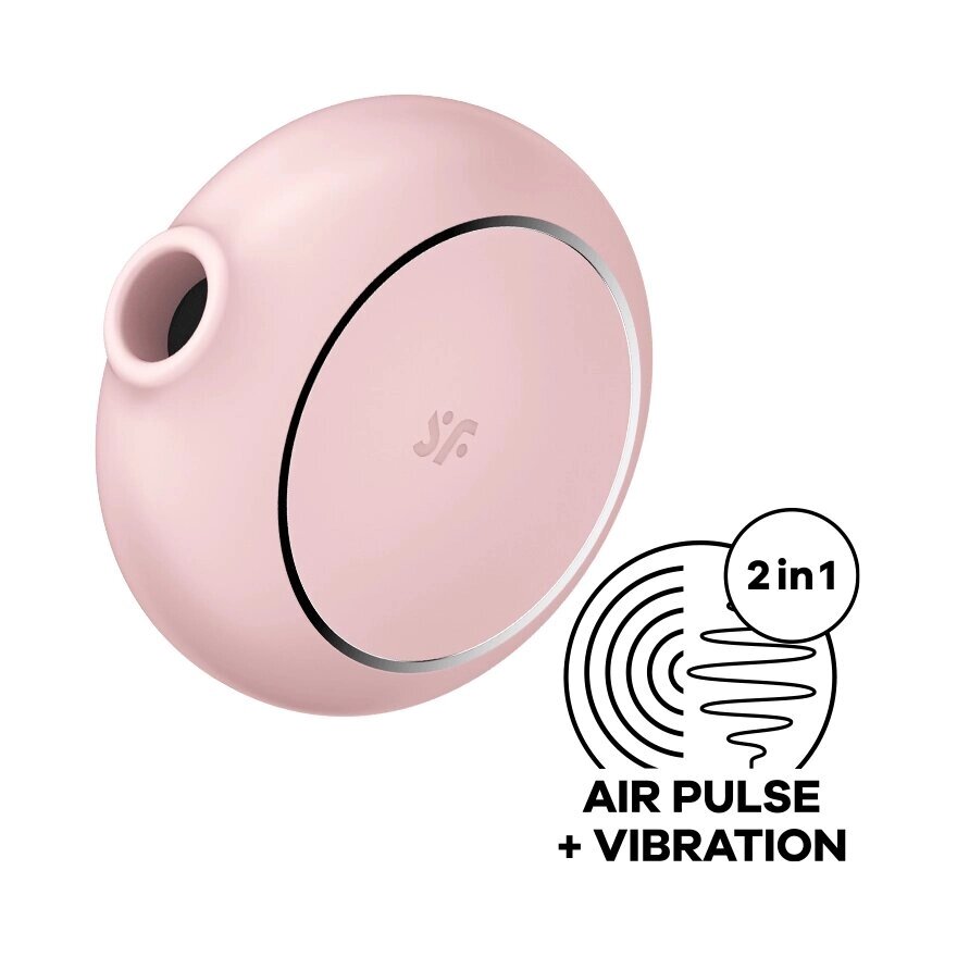 Воздушный клиторальный стимулятор с вибрацией Satisfyer Pro To Go 3 розовый от компании Секс шоп "More Amore" - фото 1