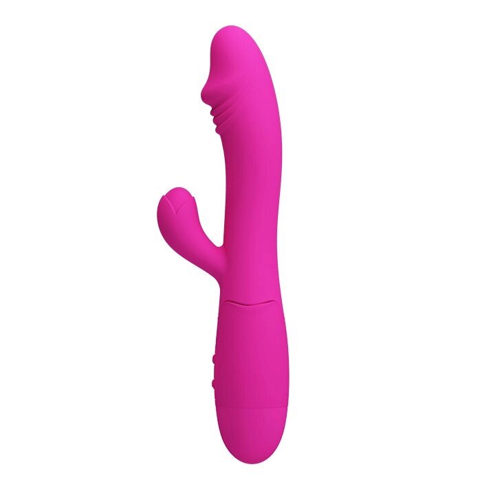 Ярко-розовый вибратор Snappy от компании Секс шоп "More Amore" - фото 1