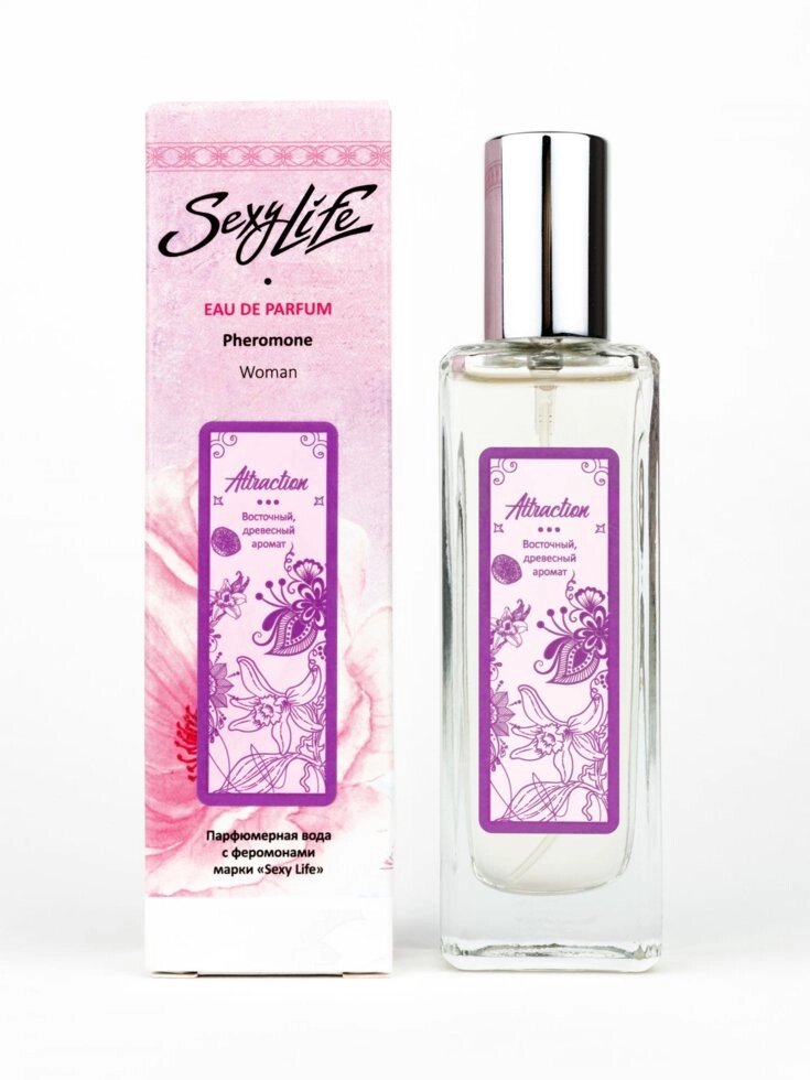 Женская парфюмерная вода с феромонами SEXY LIFE ATTRACTION (30 мл) от компании Секс шоп "More Amore" - фото 1