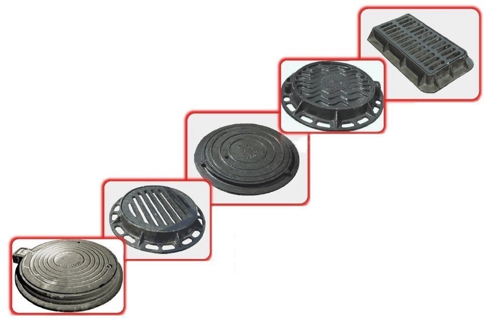 Люк чугунный тип Л с шарниром и запорным устройством (ВК/ТС/ПГ/ГТС/ГС/Қазақтелеком) от компании ТОО Kairos Trade (Кайрос Трейд) - фото 1