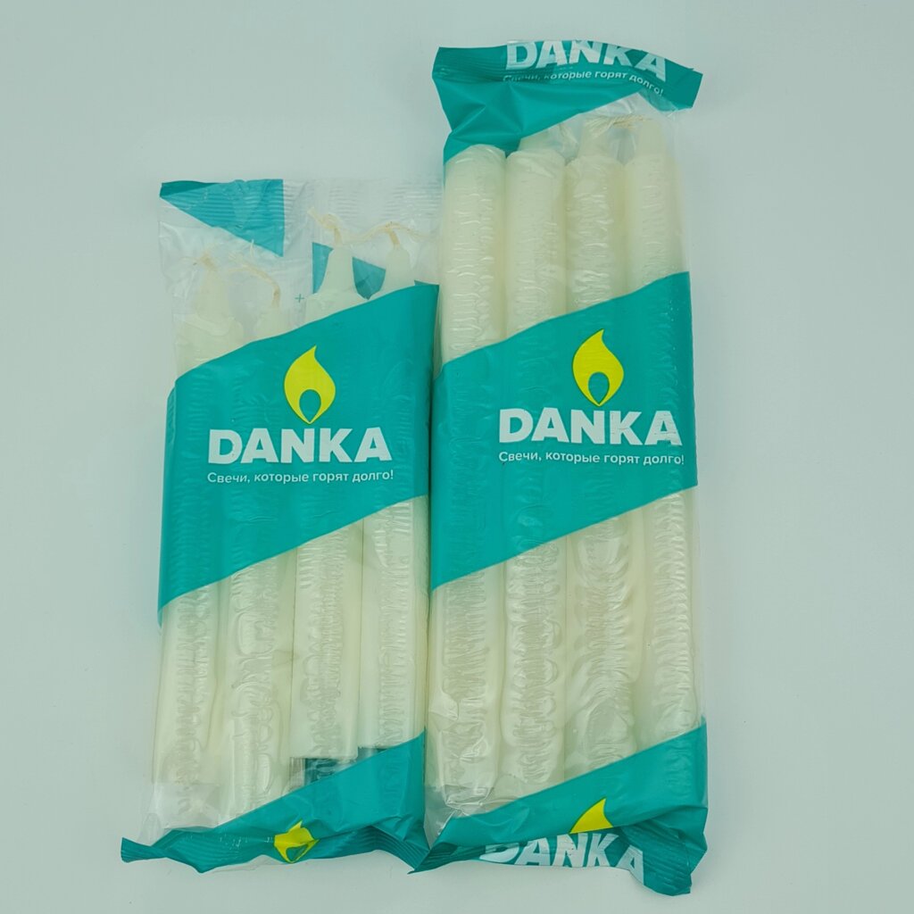 Бытовые свечи "Danka", маленькие от компании ИП Оптовая компания Anshah - фото 1