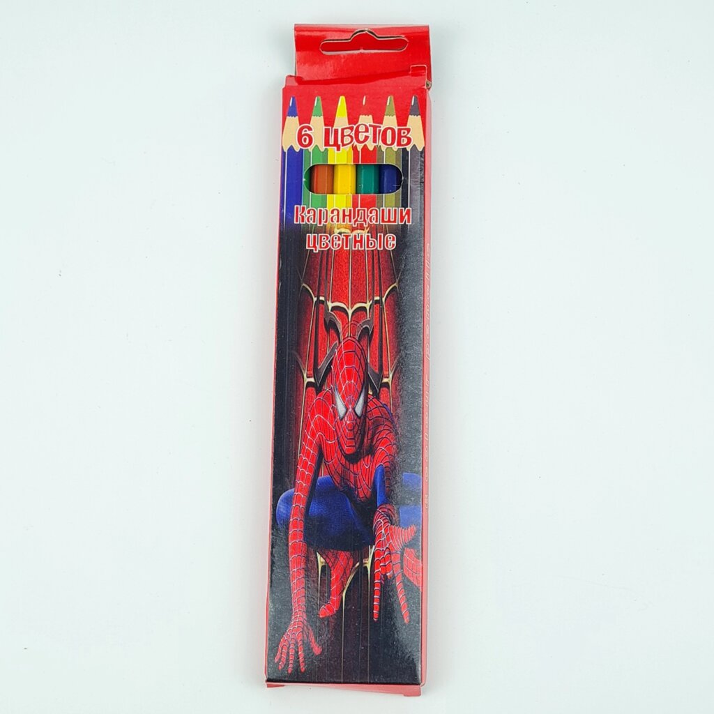 Цветные карандаши, 6 шт от компании ИП Оптовая компания Anshah - фото 1